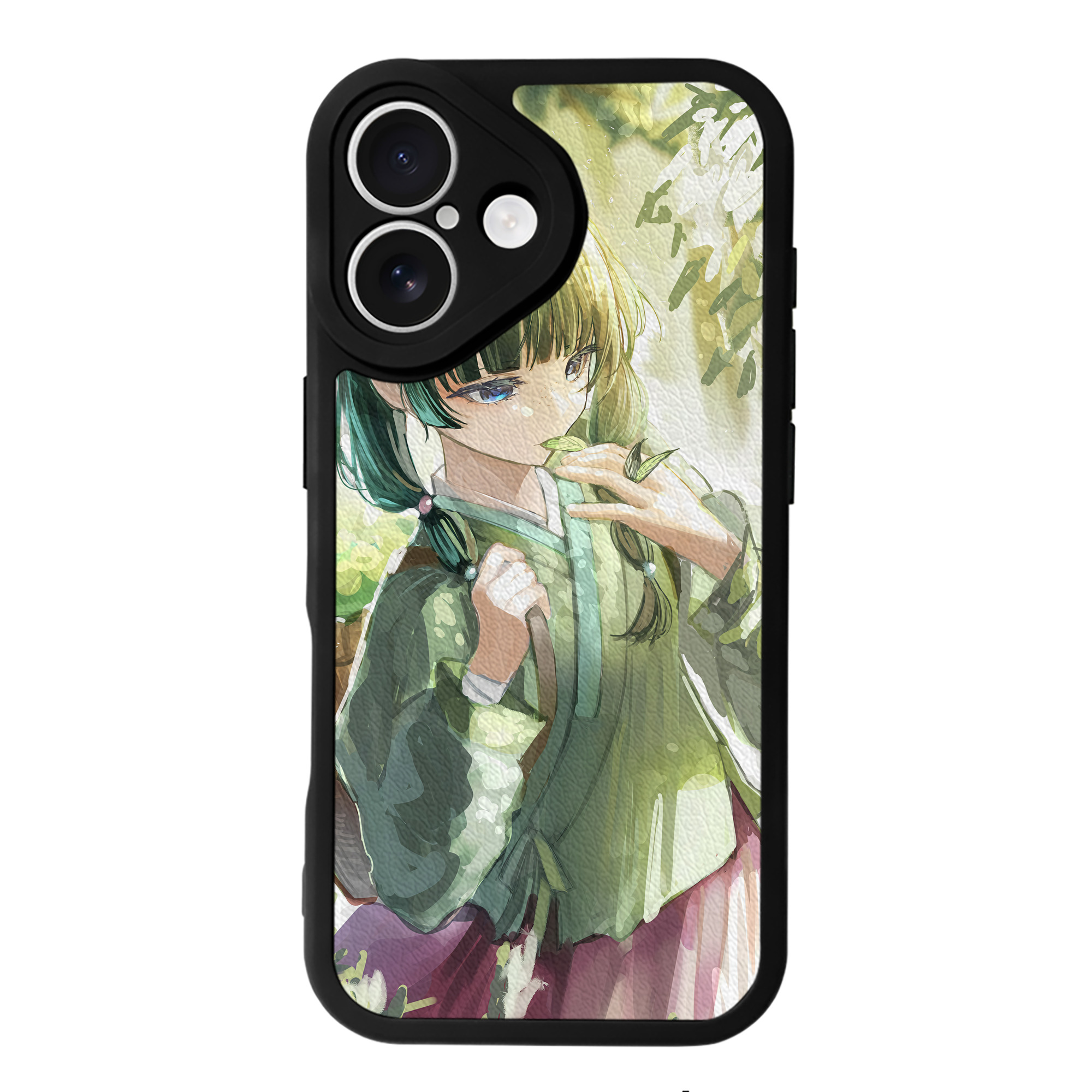 （画像用） 薬屋のひとりごと The Apothecary Diaries 【iPhone 16シリーズ対応】シリコンスマホケース（レザー調） 材質：シリコン